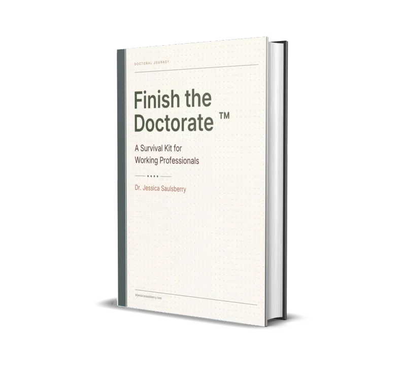 "Finish The Doctorate" eBook