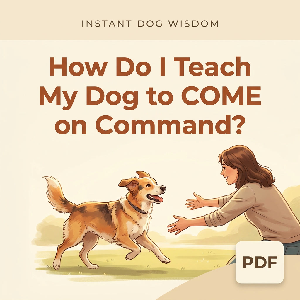 How Do I Teach My Dog to COME on Command? - PDF Version