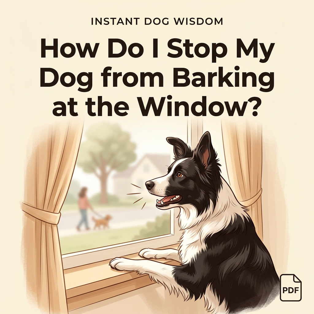 How Do I Stop My Dog from Barking at the Window? - PDF Version
