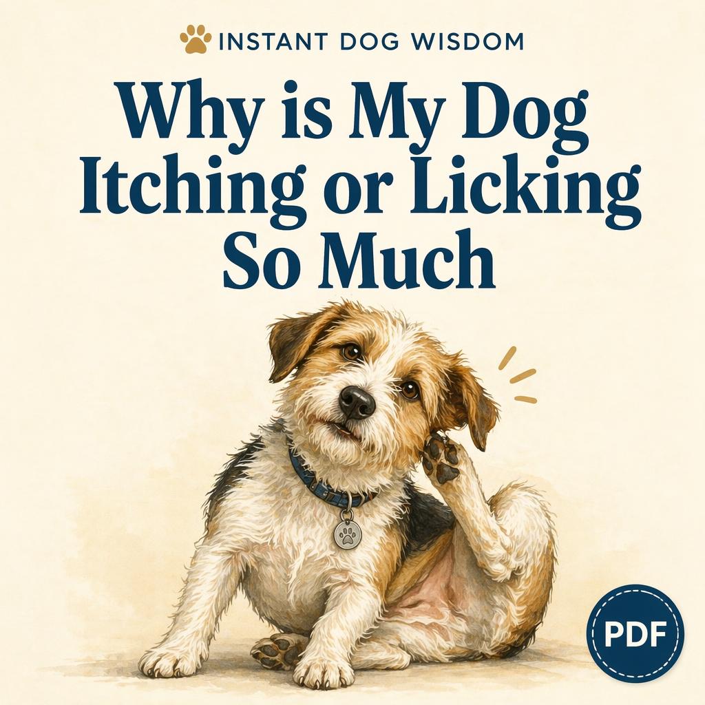 Why is My Dog Itching or Licking So Much? - PDF Version