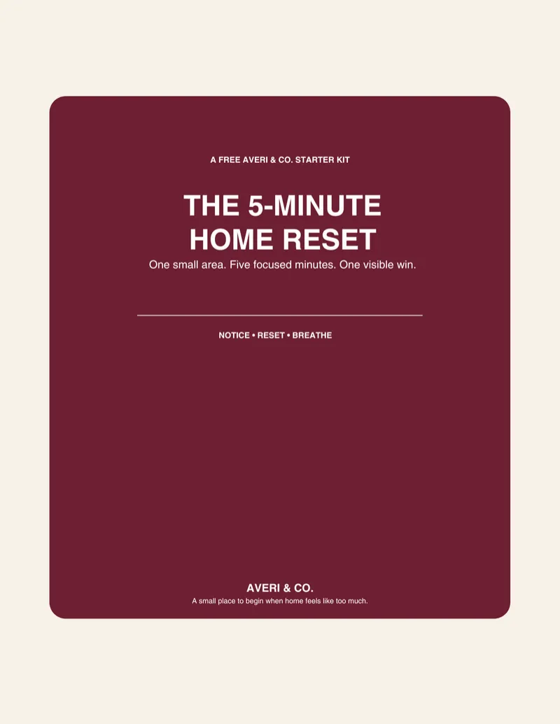 The 5 Minute Reset
