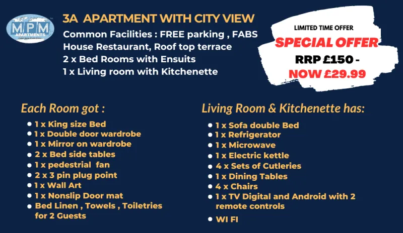 3A Apartment with City View