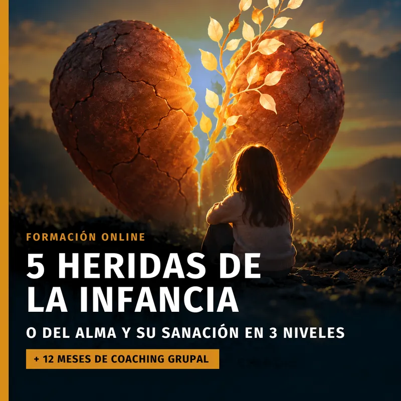 E. Formación Online “5 Heridas de la Infancia o  del Alma y su Sanación en 3 niveles + 12 meses de Coaching Grupal de Heridas”