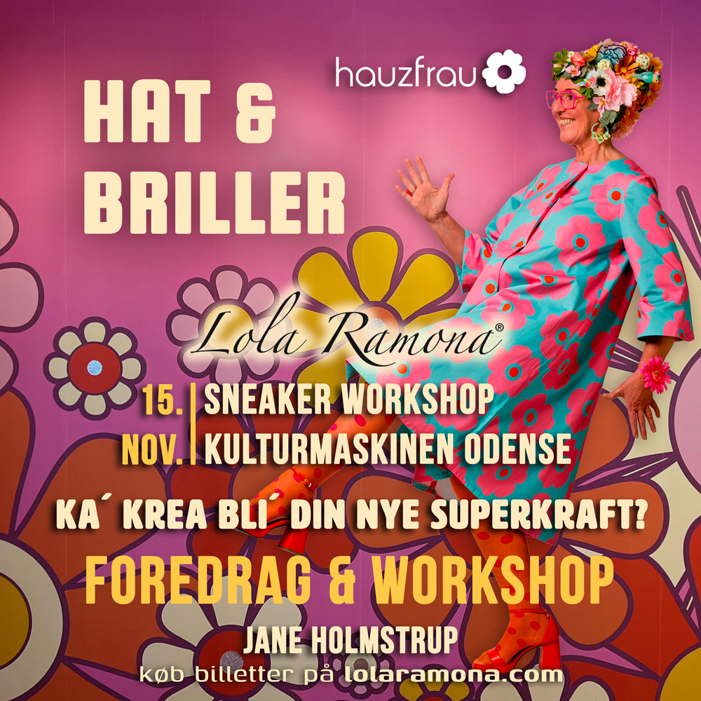 "Hat & Briller" - Sneakers & Højt Humør 15 november 14 - 17 Odense Fyn