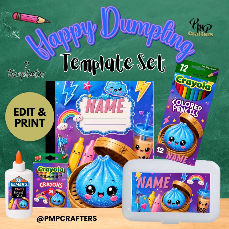 Happy Dumpling School Supply Set