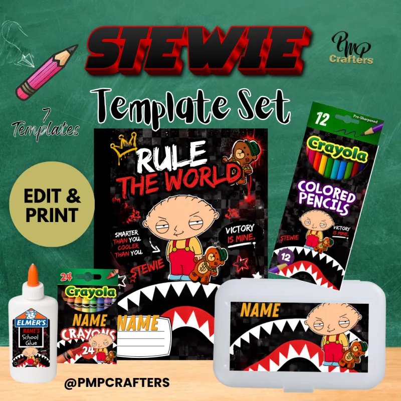 Stewie's World School Supply Set