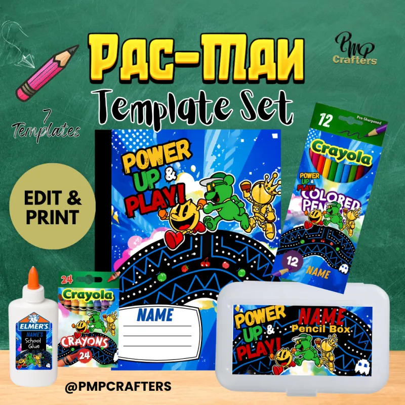 Pac-Man School Supply Set