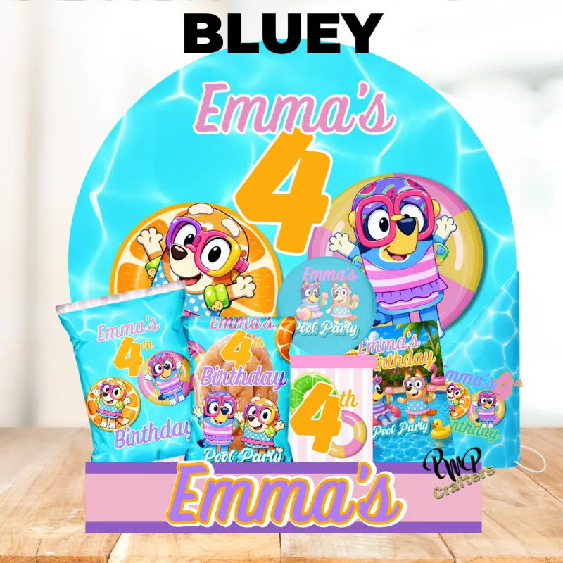 Bluey Pool Party Box