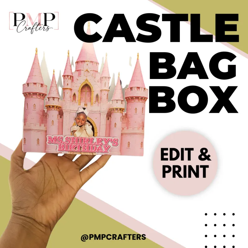 Castle Bag Box Template