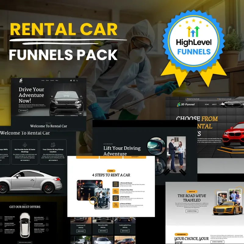PACK OF 2 RENTAL CAR FUNNEL