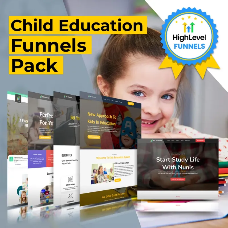 PACK OF 10 CHILD EDUCATION FUNNEL