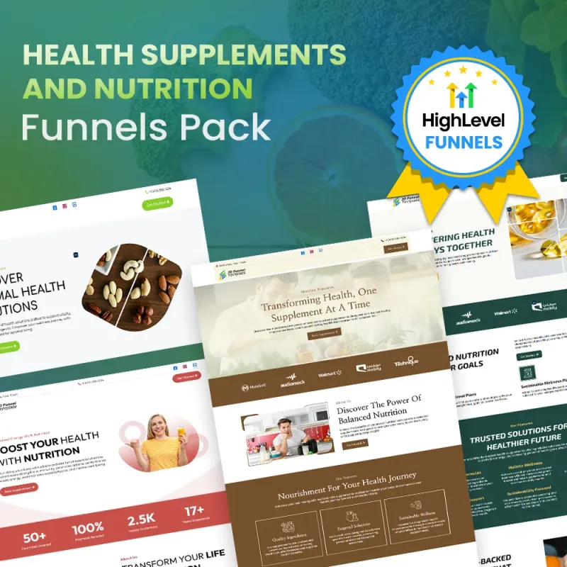 PACK OF 4 HEALTH SUPPLEMENTS AND NUTRITION FUNNEL
