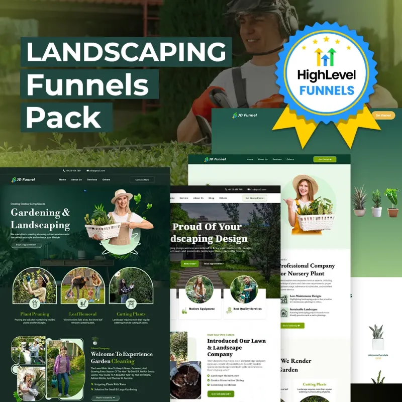 PACK OF 4 LANDSCAPING FUNNEL