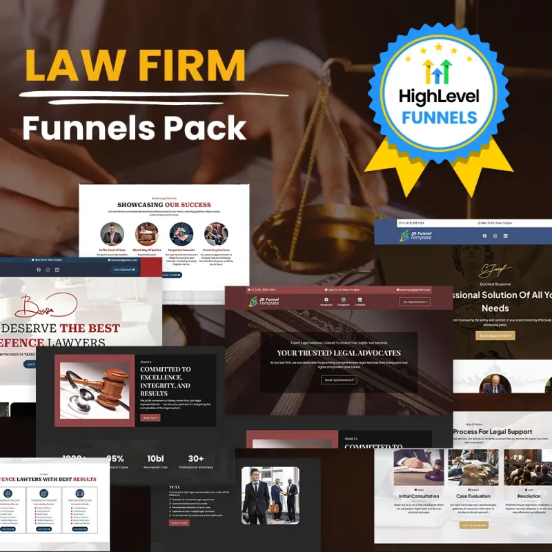 PACK OF 3 LAW FIRM FUNNEL