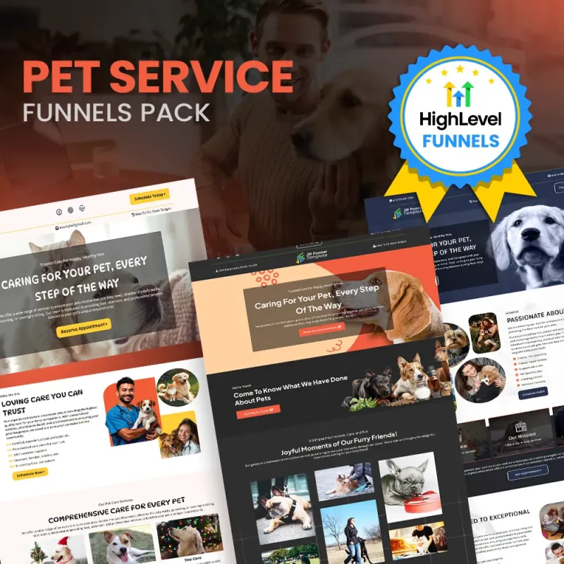 PACK OF 3 PET SERVICES FUNNEL