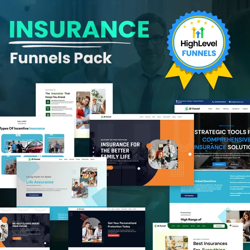 PACK OF 12 INSURANCE FUNNEL