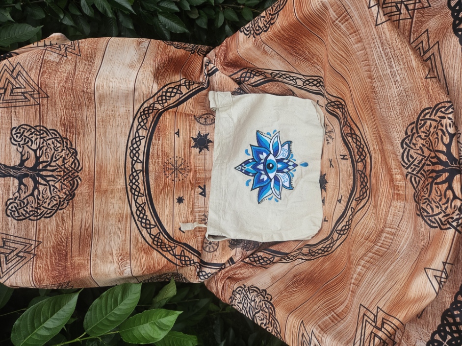 Blue Evil Eye Messenger