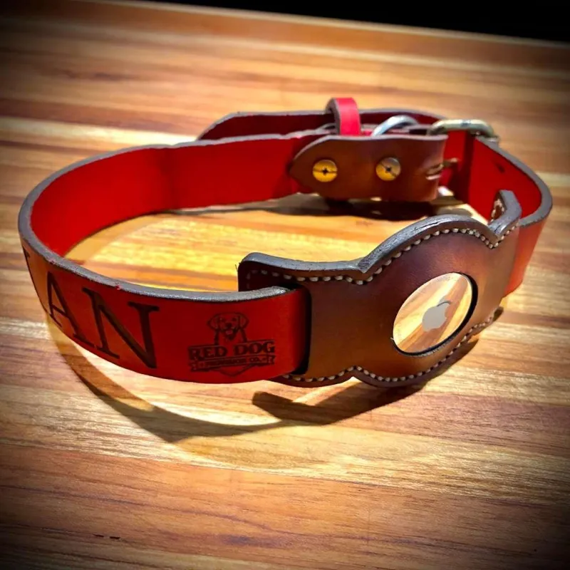 The Ian Field Collar With Air Tag