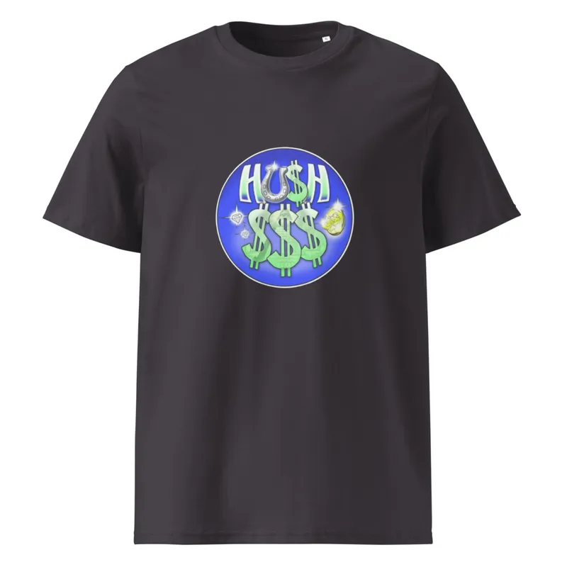 Hush$$$ organic ribbed neck t-shirt