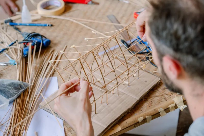 Bamboo model making