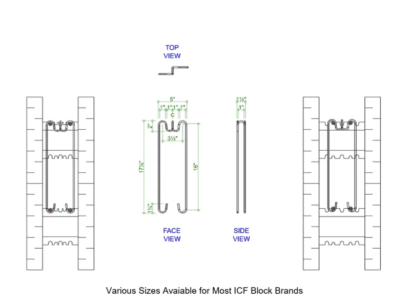 Deep Lintel Stirrups