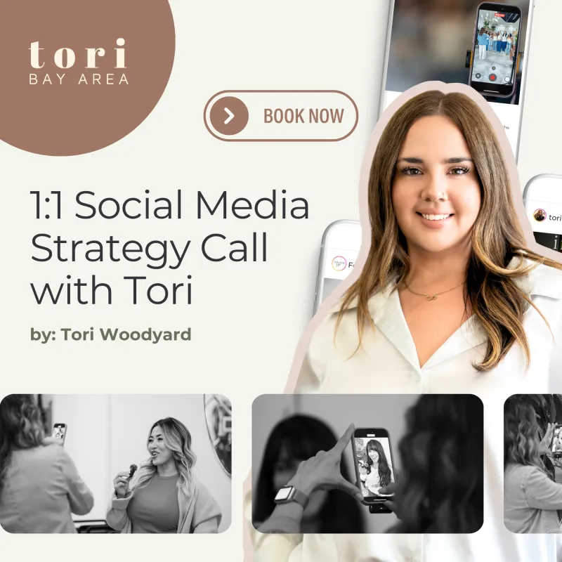 1:1 Social Media Strategy Call with Tori (via calendars)