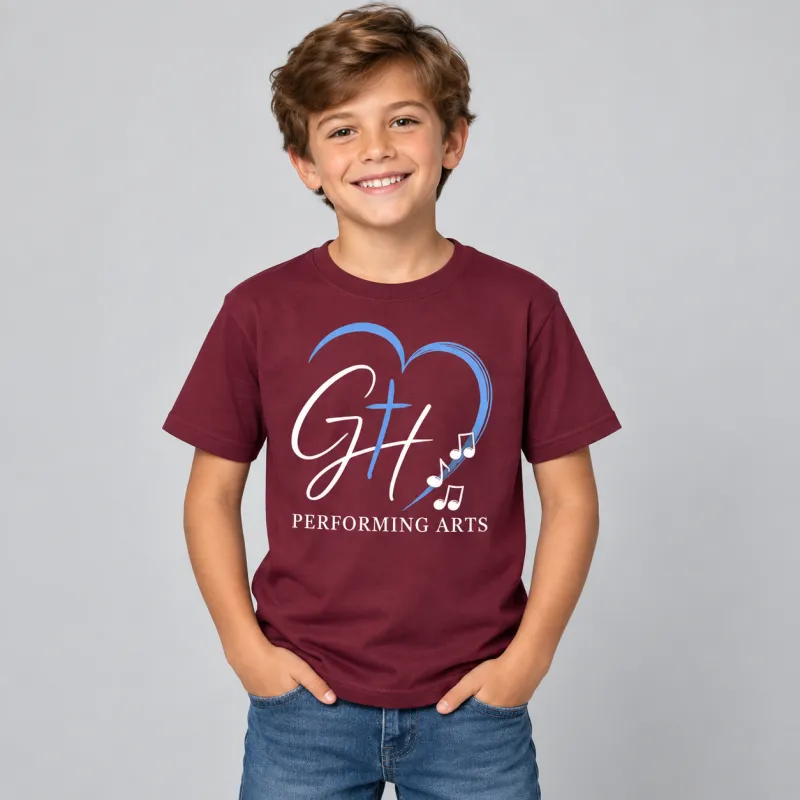 Childs T-Shirt Maroon (alternate logo)