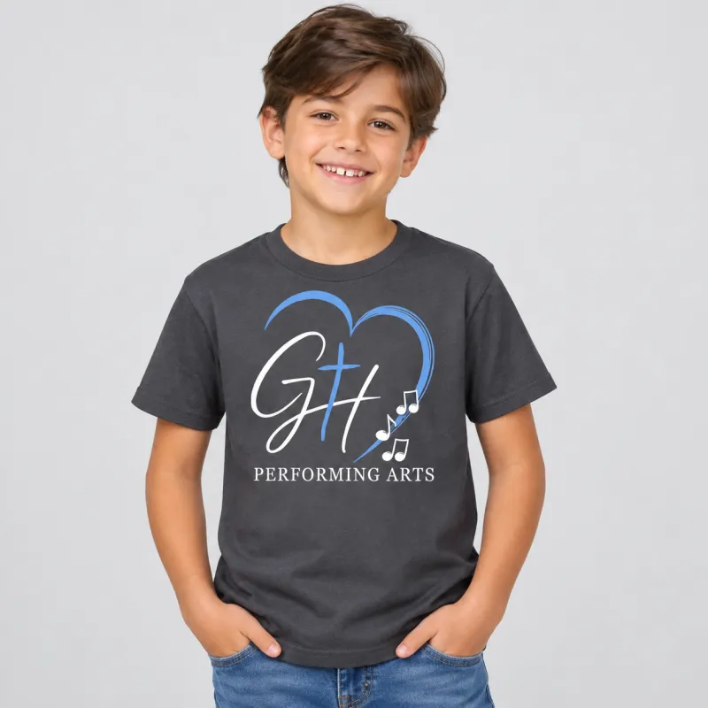 Childs T-Shirt Charcoal (Alternate Logo)