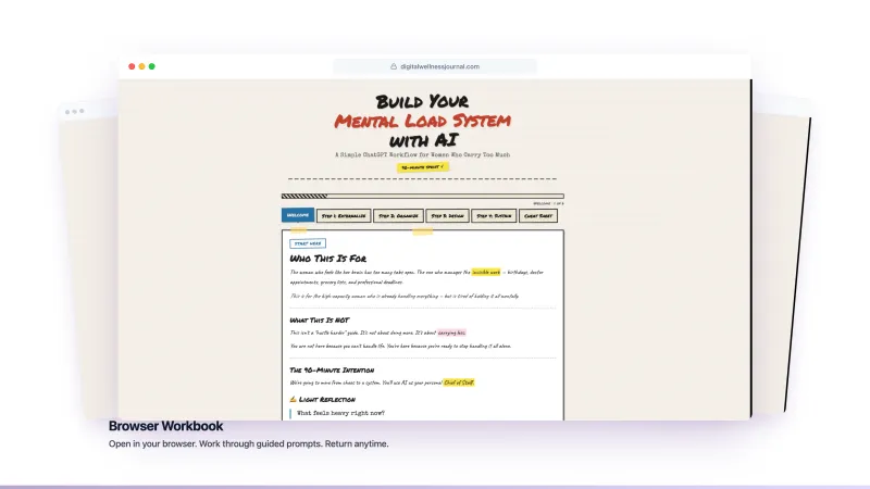 Build Your Mental Load System with AI