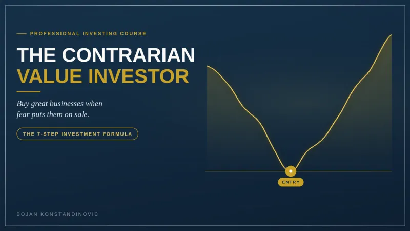 CONTRARIAN VALUE INVESTING COURSE