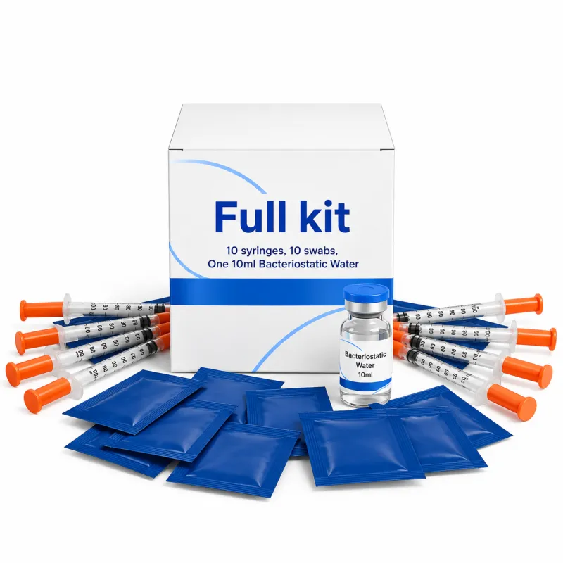 Supply - Starter Kit (10 syringes, 10 swabs, One 10ml Bacteriostatic Water)
