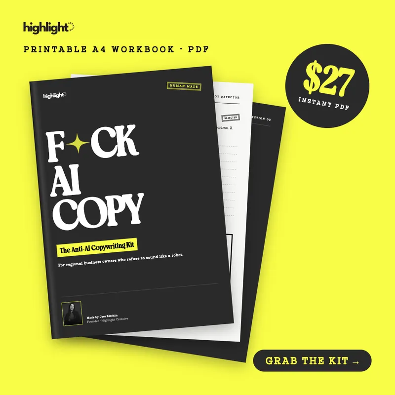 F*CK AI COPY The Anti-AI Copywriting Kit