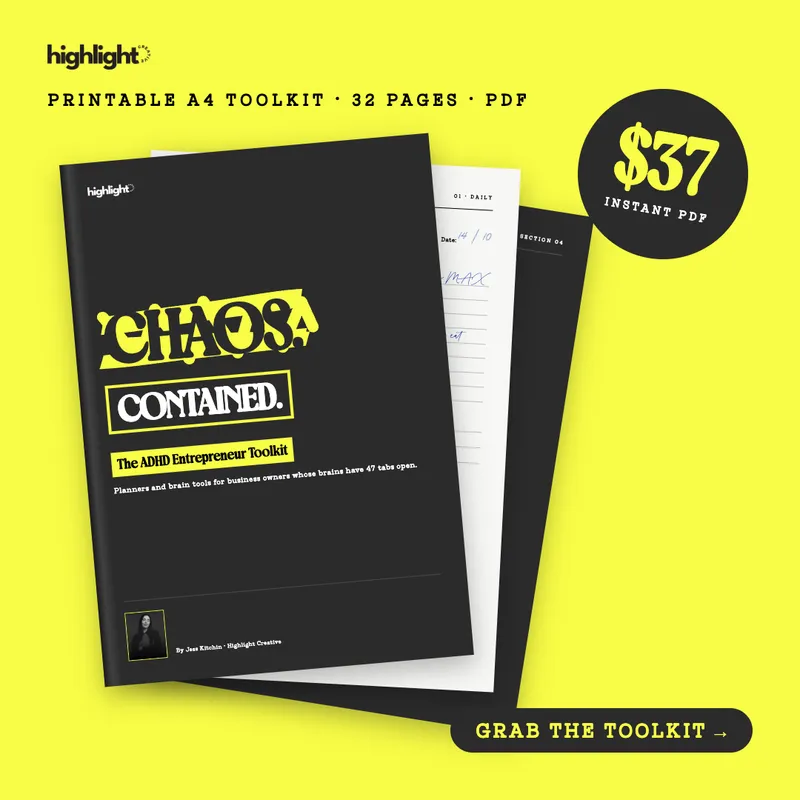 CHAOS, CONTAINED: The ADHD Entrepreneur Toolkit