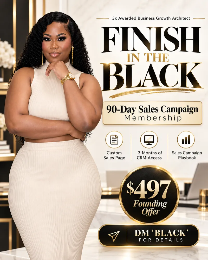 In the Black Sales Campaign