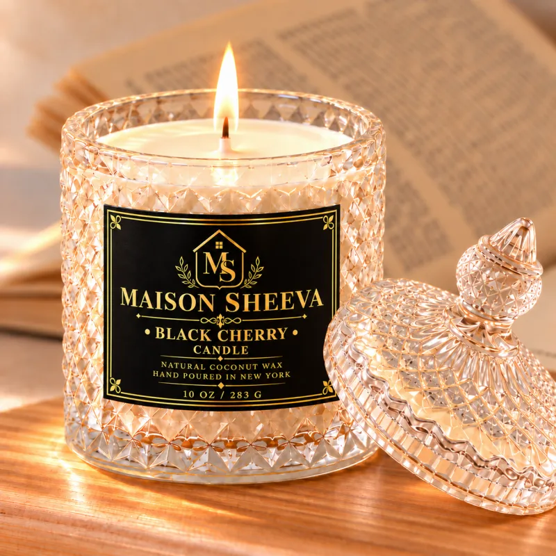 Black Cherry Luxury Scented Candle