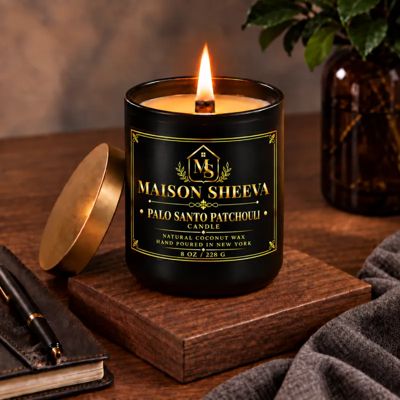Palo Santo Patchouli Scented Candle 8 oz