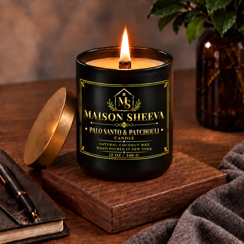 Palo Santo & Patchouli Luxury Candle 12 oz