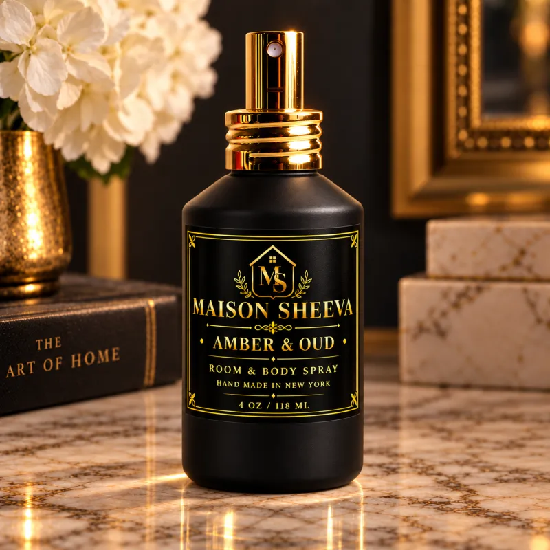 Amber & Oud Room & Body Spray – 4 oz / 118 ml