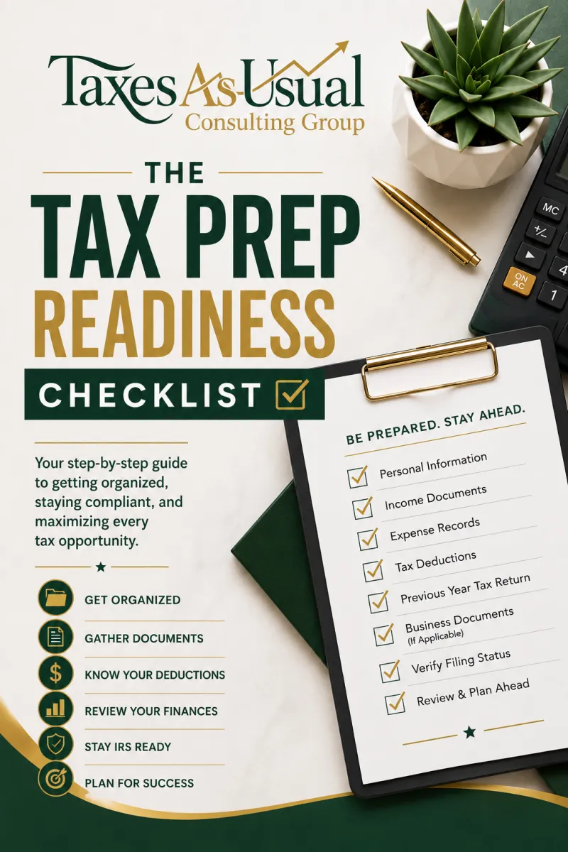 Essential Tax Saver Checklist