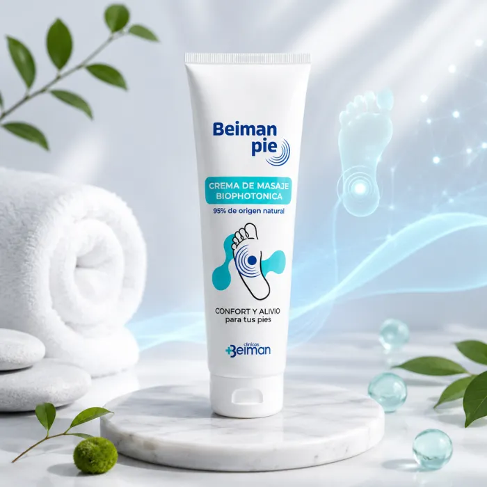 BEIMAN Pie — Crema Biofotónica para Fascitis Plantar | 100 g