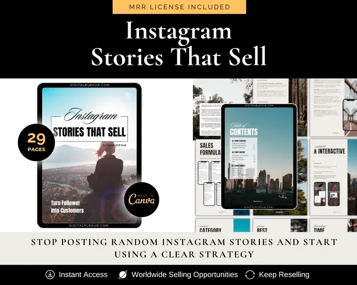 Instagram Stories that sell