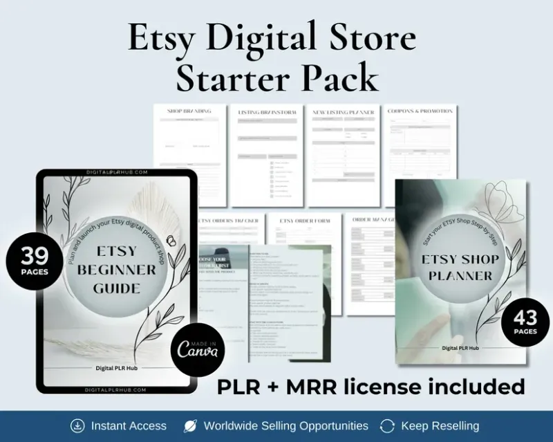 Etsy Digital Store Starter Pack