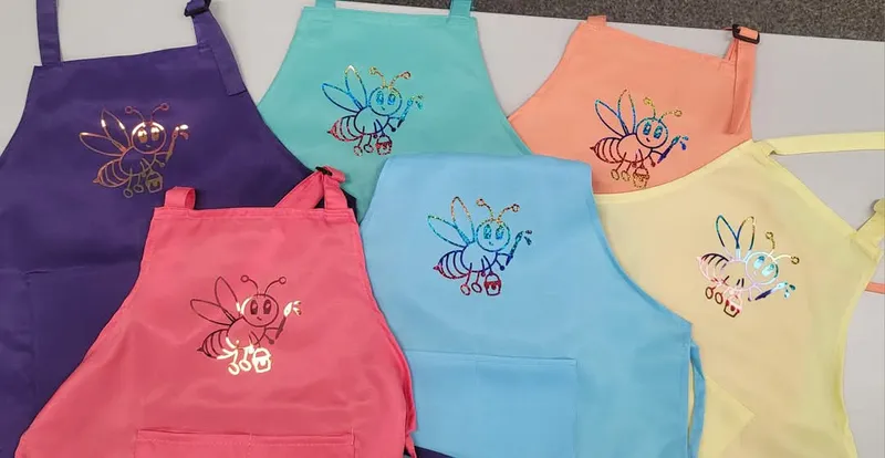 Busy Bee Kids Art Smock & Crafting Apron