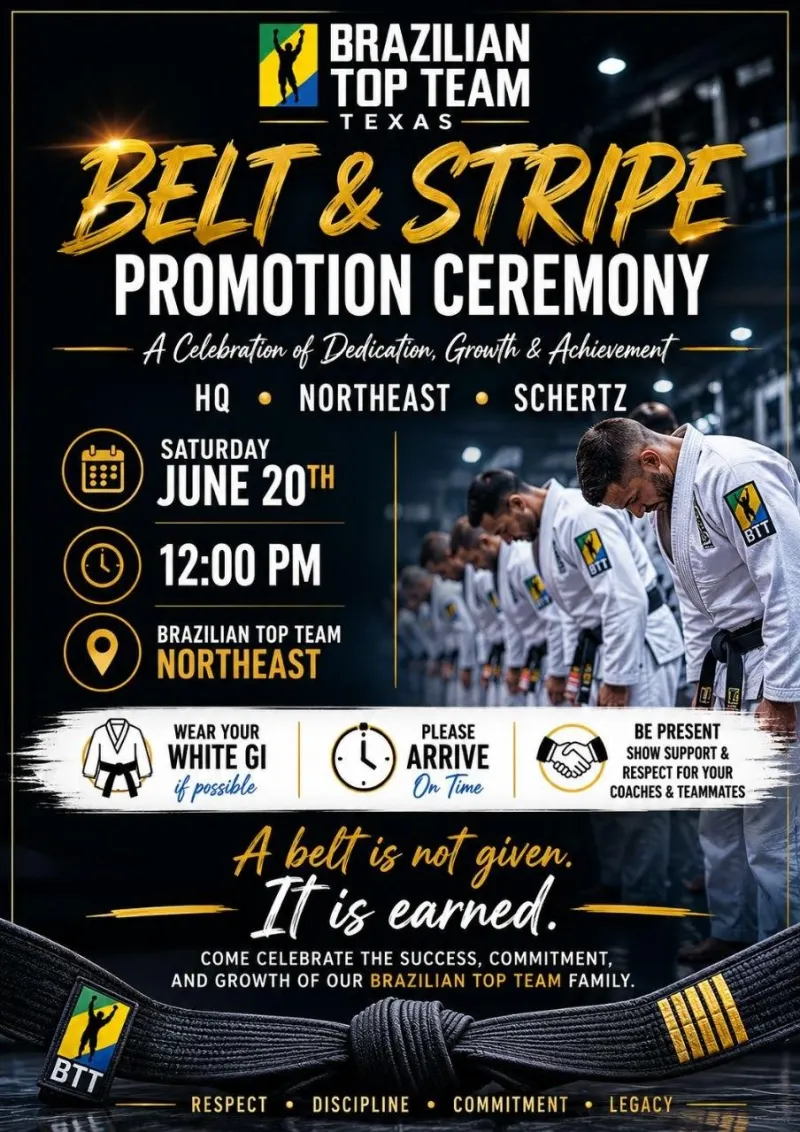 MASTER ADULT BELT & STRIPE PROMOTION