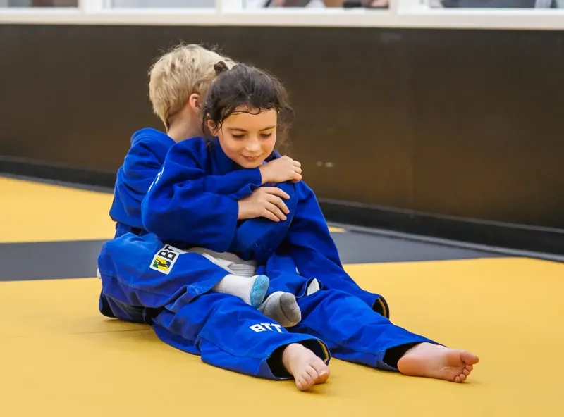 Kids training Jiu-Jitsu at Brazilian Top Team