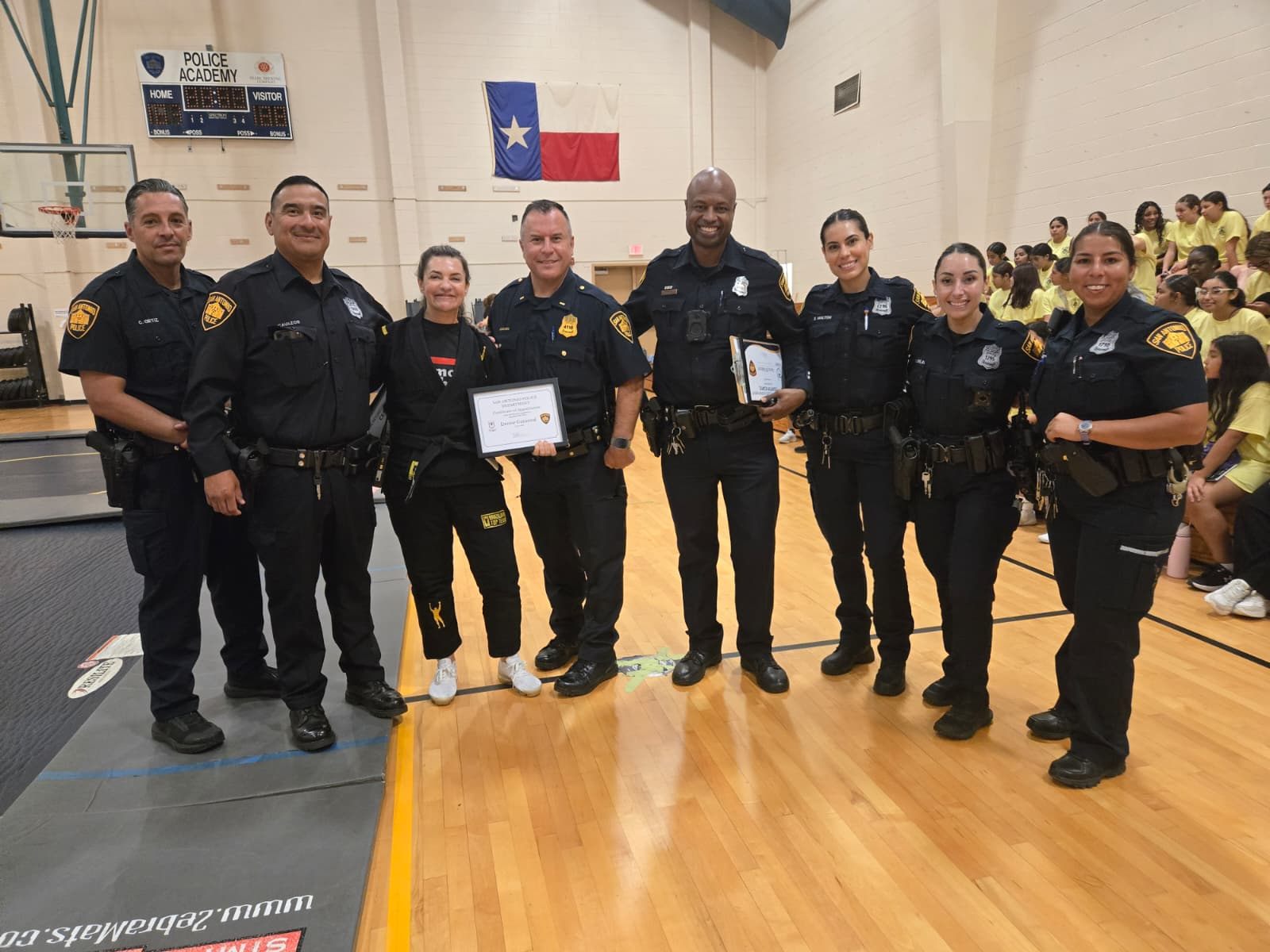 Prof. Denise Gamonal honored alongside San Antonio police officers