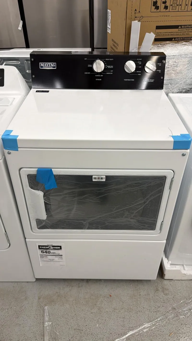 Maytag YMEDP586GW0 7.0 Cu. Ft. Electric Dryer – White