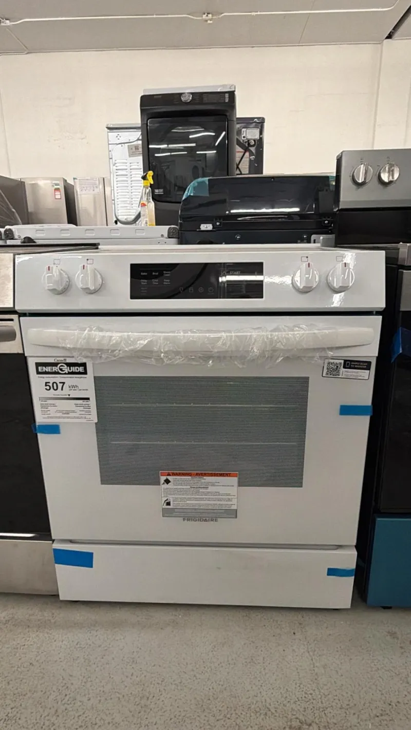 Frigidaire VFCFE306CAWJ 30" Freestanding Electric Range – White