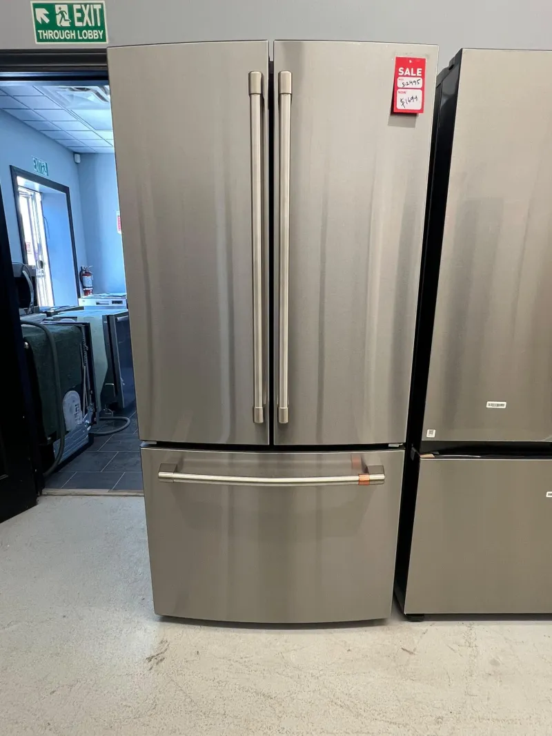 Café 18.6 Cu Ft Counter Depth French Door Fridge Stainless Steel