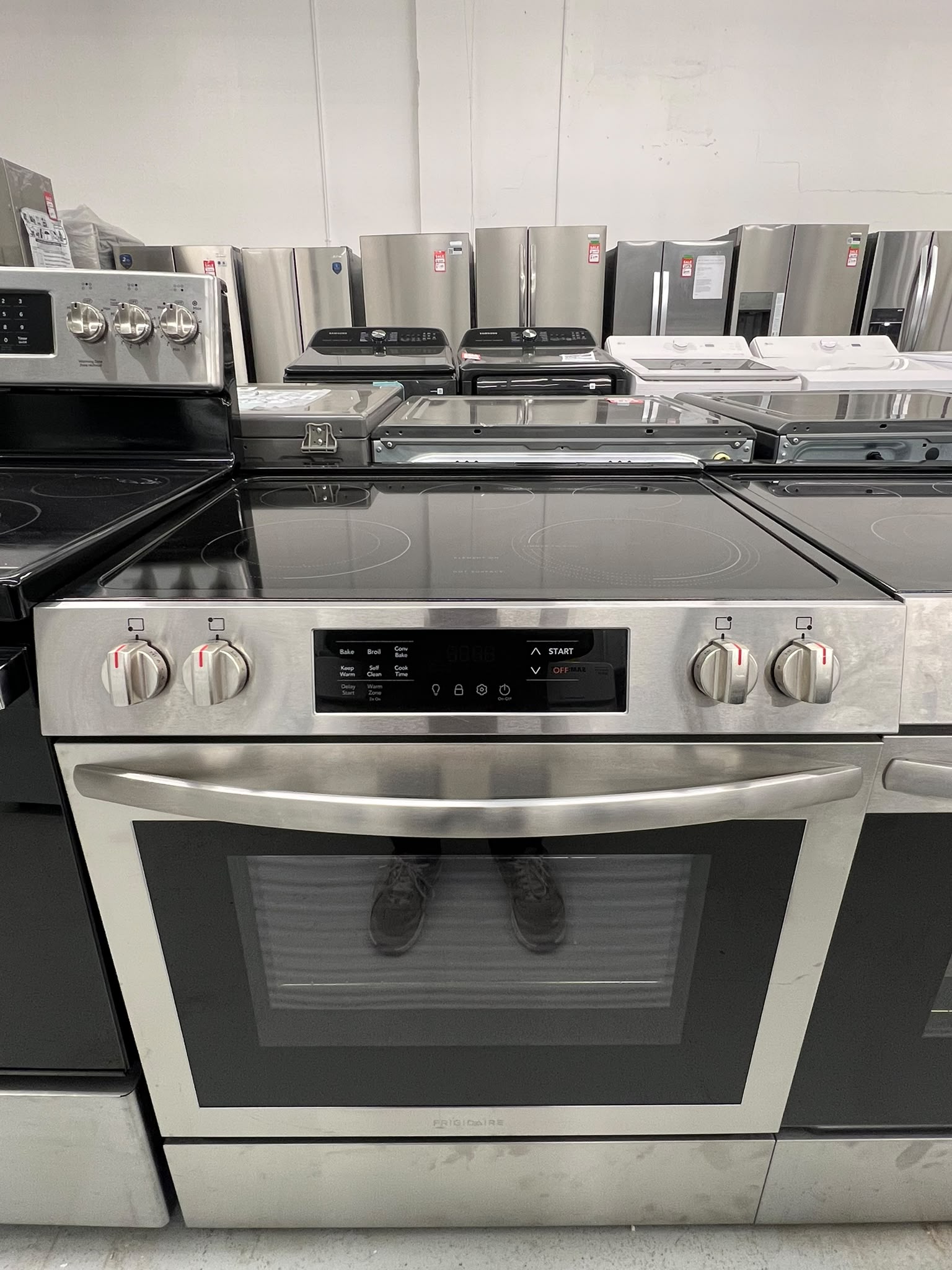 Frigidaire FCFE308CASF 30" 5.3 Cu. Ft. Front Control Electric Range | Stainless Steel